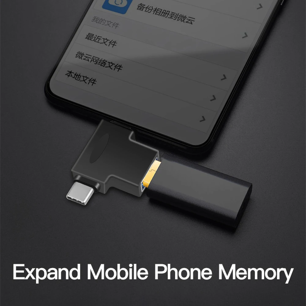 Лидер продаж адаптер OTG для телефона 2 в 1 преобразователь Micro USB Type C 3 0 кабель