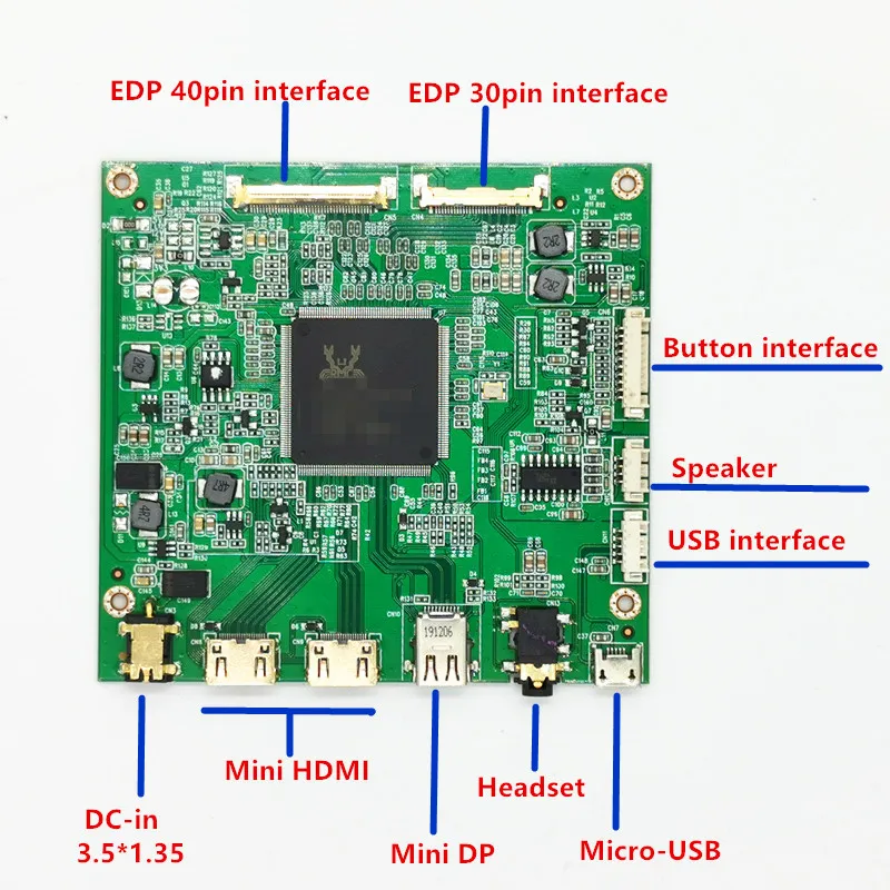 Плата драйвера DP + 2mini HDMI Audio 4K LCD для 12 5 &quot13 3&quot 15 6 &quot17 3840*2160 плата контроллера ЖК