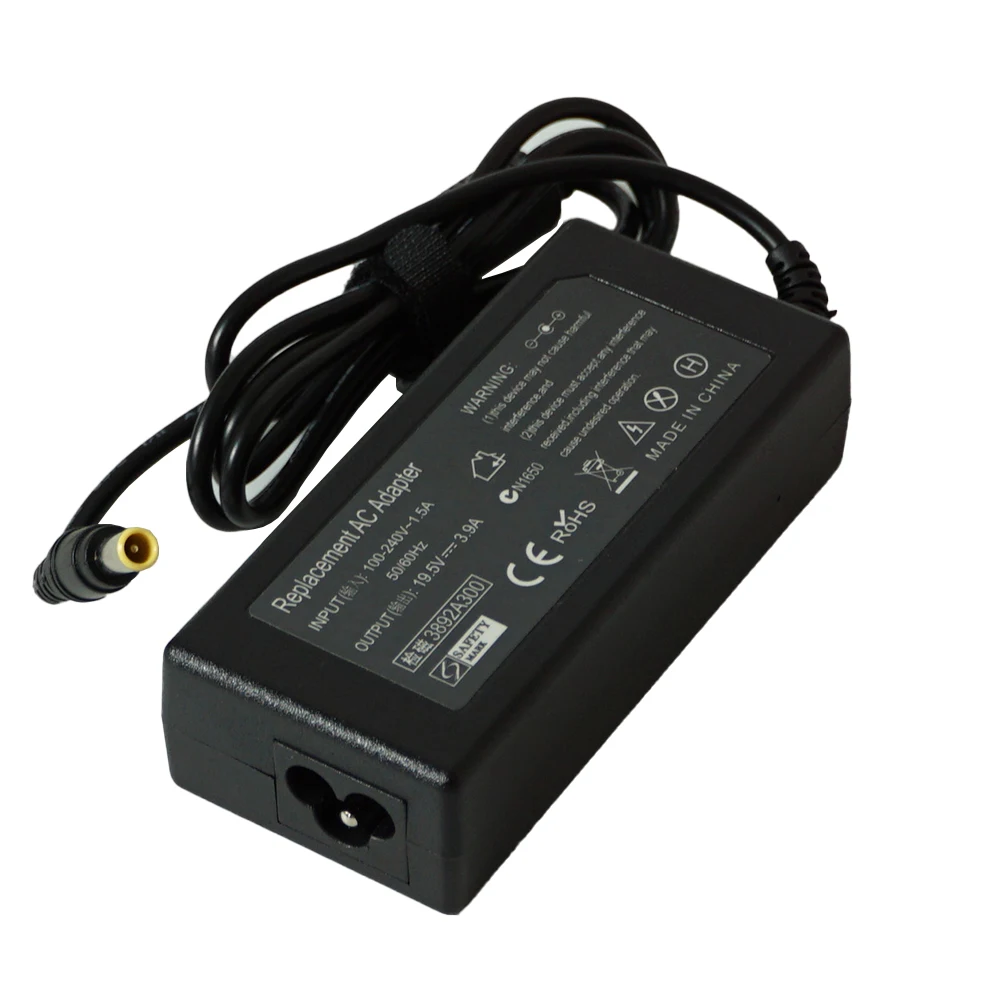 Новый оригинальный 19 5 V 3.9A адаптер переменного тока для SONY VAIO VGP-AC19V37 VGP-AC19V38 VPCW VPC-W |