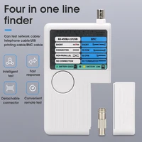 new four in one remote rj11 rj45 usb bnc lan network cable tester for utp stp lan cables tracker detector top quality tool