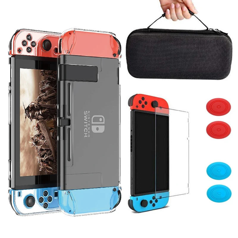 Аксессуары для Nintendo Switch Ультратонкий Прозрачный жесткий чехол из поликарбоната