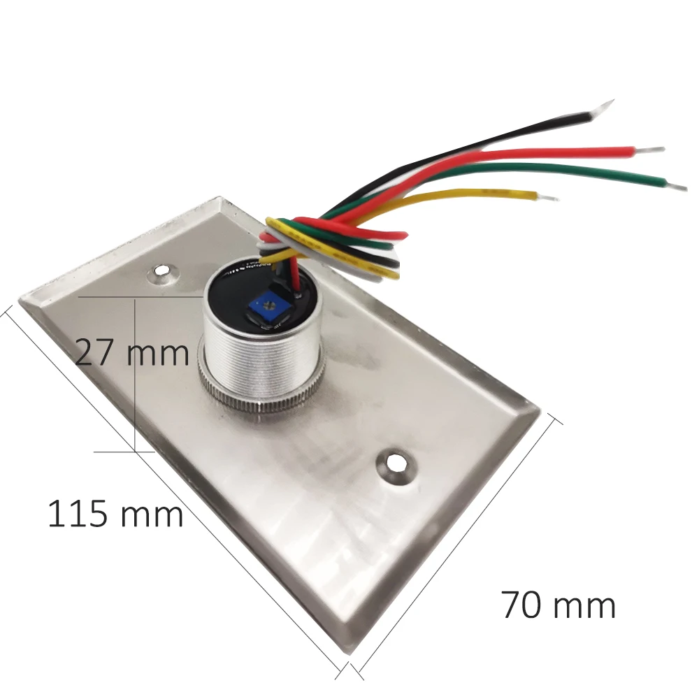 2021 Водонепроницаемая металлическая инфракрасная бесконтактная кнопка спуска