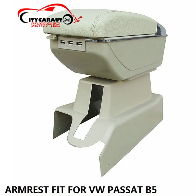 Городской автомобильный подлокотник CITYCARAUTO большое пространство + роскошный USB