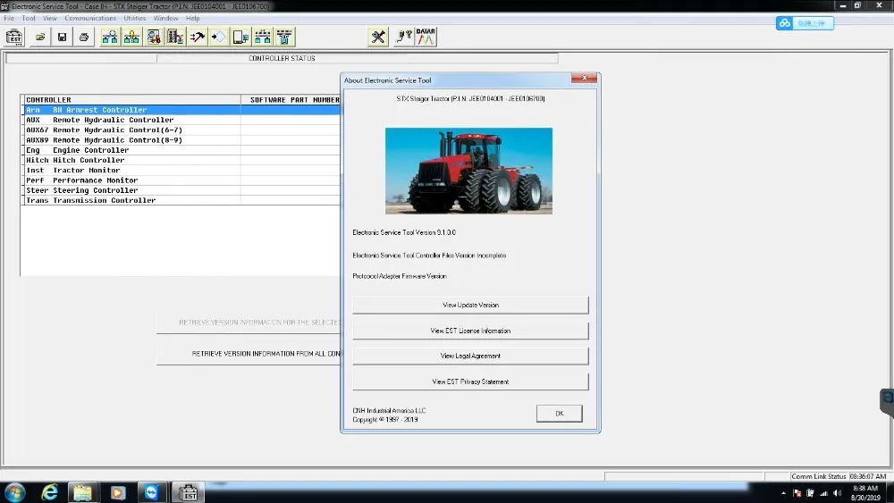 CF19 ноутбук+ CNH электронный сервисный Инструмент V9.1 dpa5 CNH est голландский чехол STRYR сельскохозяйственный строительный грузовик диагностический комплект