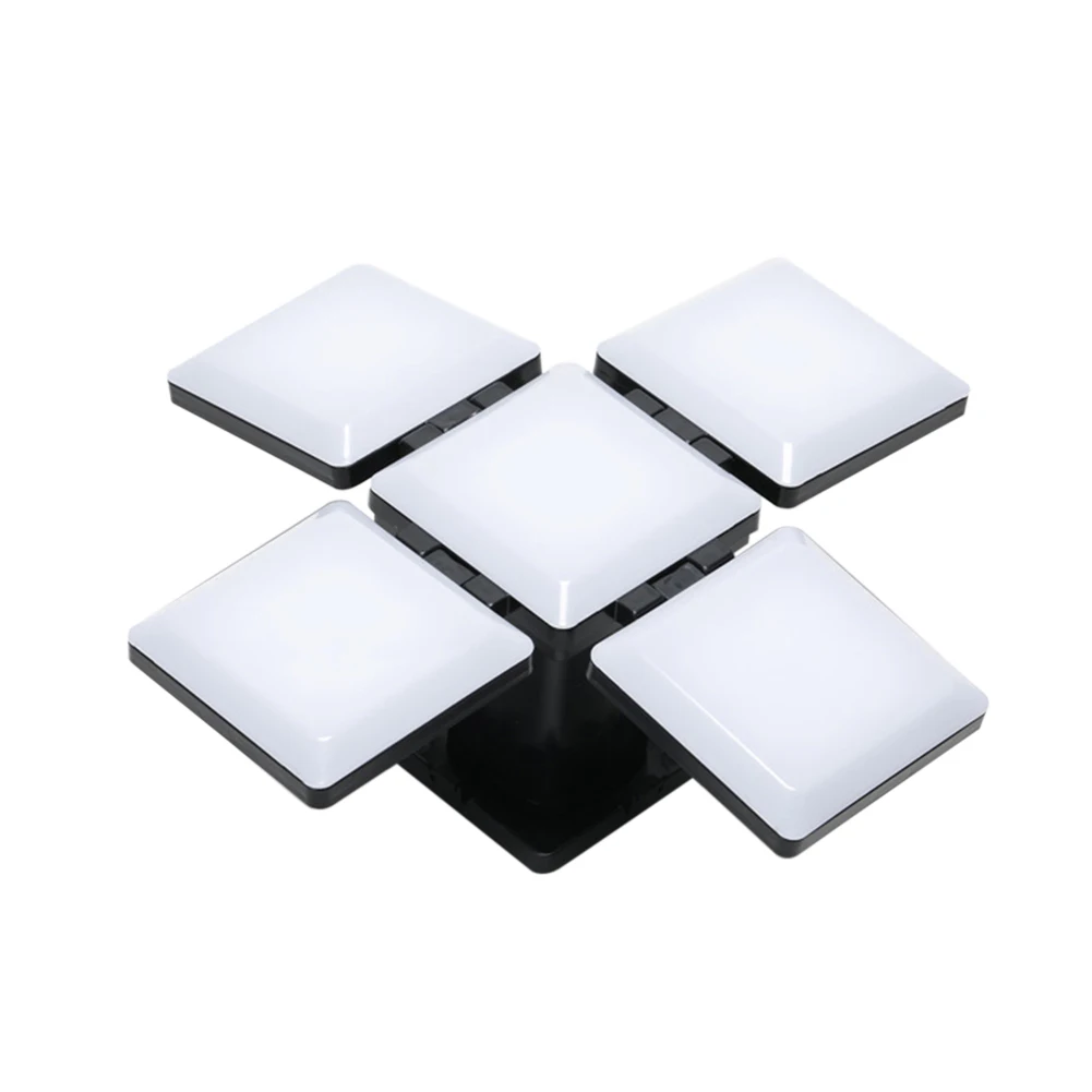 

Квадратный ночник Magix, светодиодный светильник с регулируемой яркостью, 3 режима, небольшая настольная лампа с USB-зарядкой, четырехлистсвети...