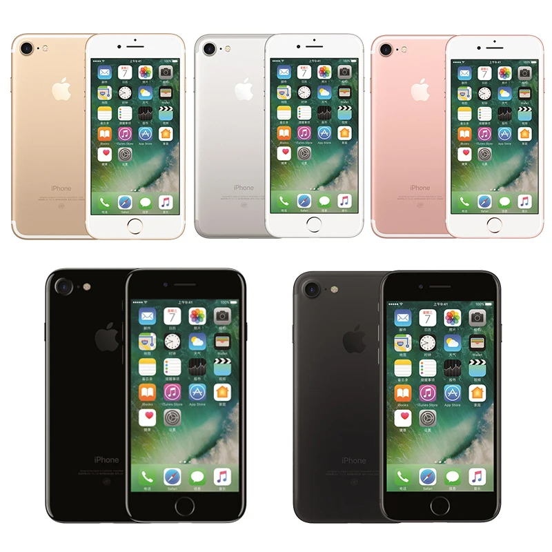 apple a10 fusion iphone 7 quad core smartphone 4 7 2gb ram 32128256gb rom 12 0mp fingerprint 4g lte unlocked mobile phone free global shipping