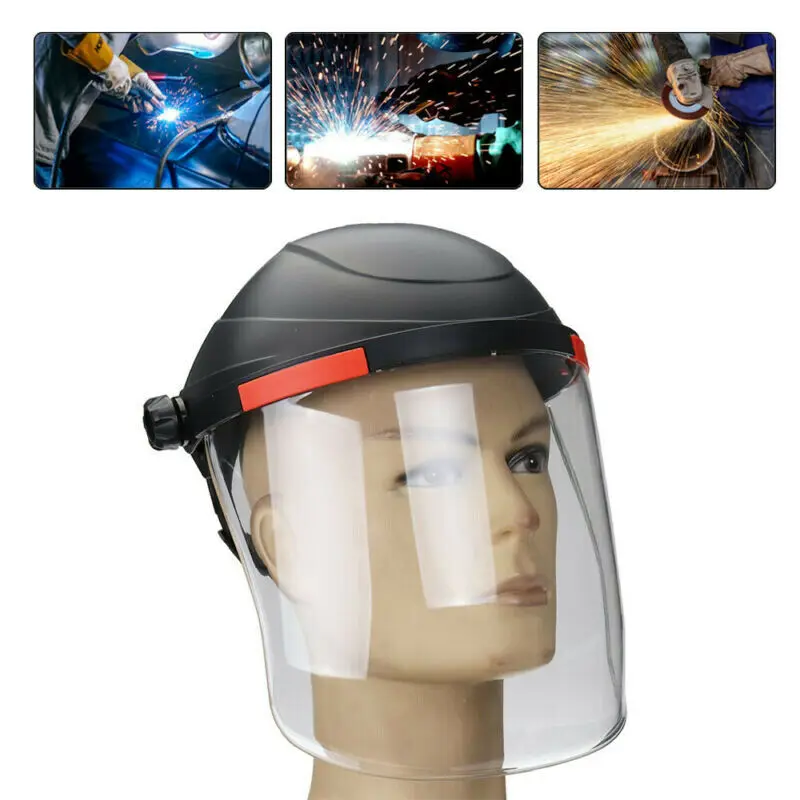 Adjustable Clear Face Visor Shield Cover Safety Workwear Eye Protection Grinding SAL99 | Дом и сад