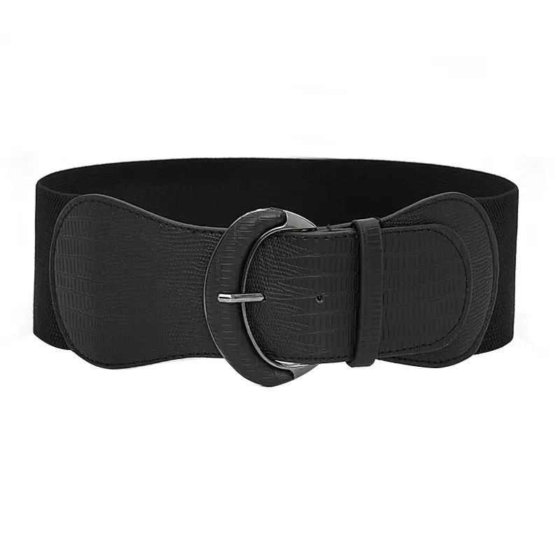 

Plus size belt wide big cummerbunds corset belts for women dress coat fashion elastic designer high quality black grosse woman