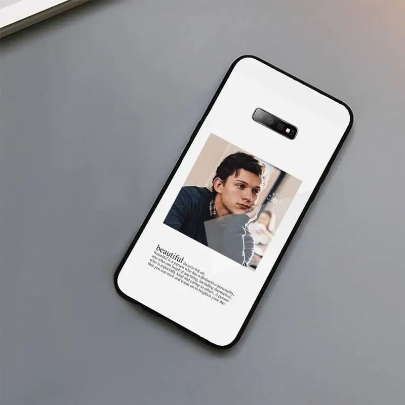 

TOM HOLLAND America actor funda cover coque Phone Case Tempered glass For Samsung S6 S7 edge S8 S9 S10 e plus note8 9 10 pro