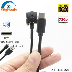 vsightcam 1515mm mini size type c usb camera 1080p 720p cctv button audio otg usb camera for android mobile phones free global shipping