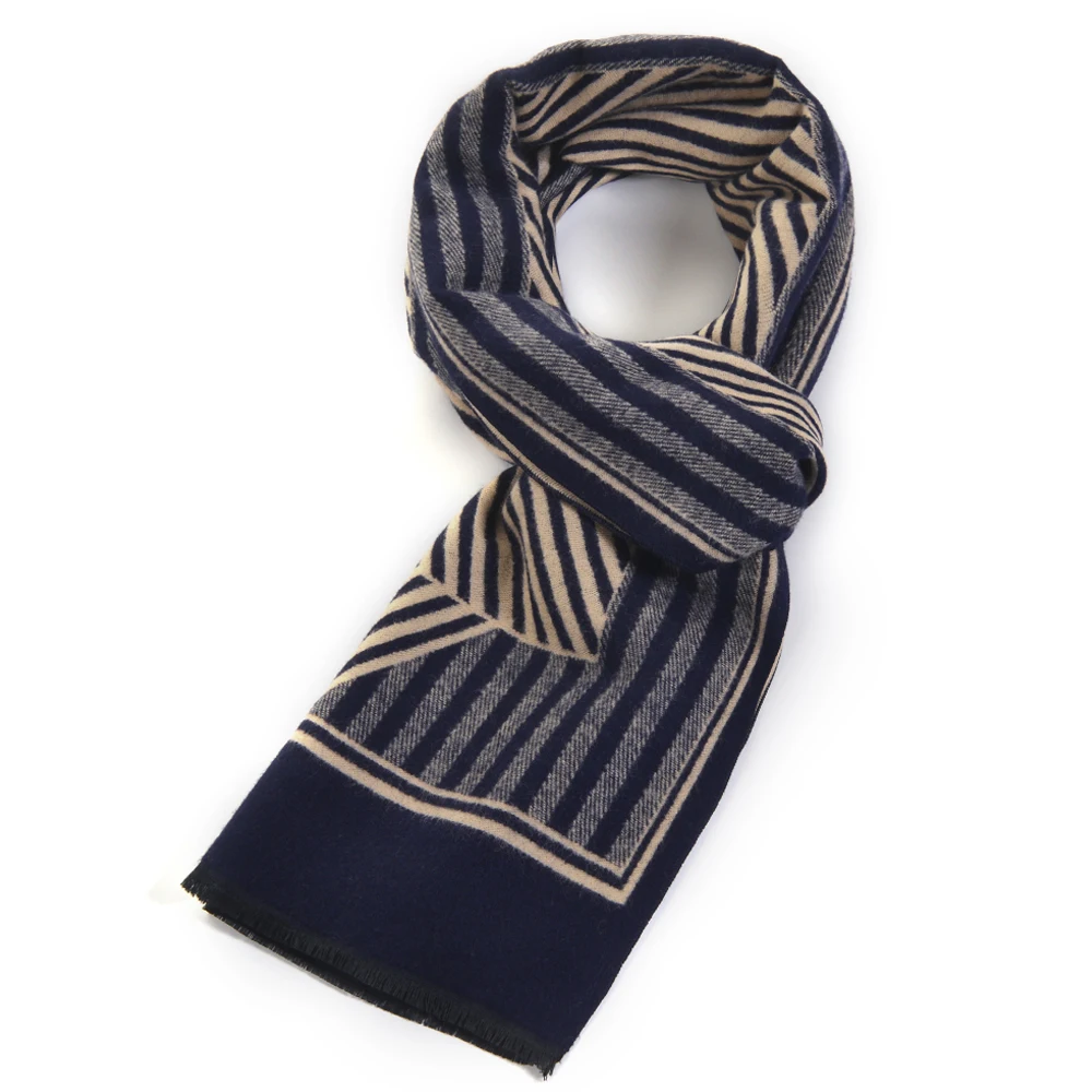 

2021 модный брендовый клетчатый шарф, Мужская зимняя шаль, роскошная деловая Повседневная мягкая шаль, мужские шарфы