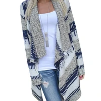 casual fashion womens sweater long sleeve irregular edge knitwear gray cardigan jacket 2020 fall female clothing free shipping