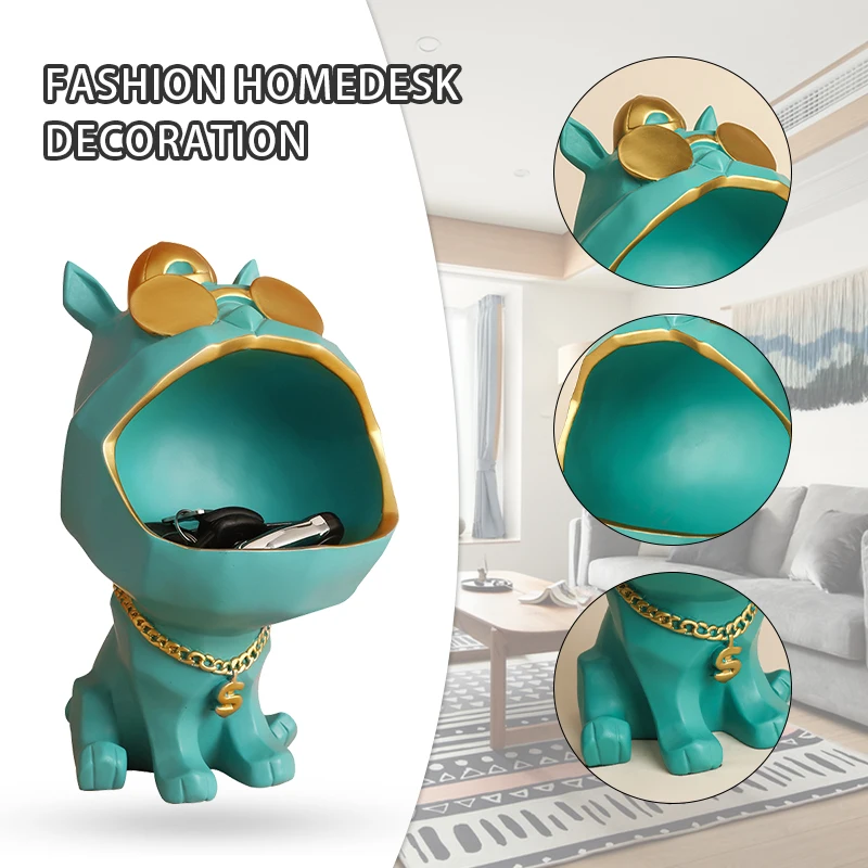 

Украшение для хранения ключей с большим ртом собаки, новоселье для свадьбы, новый подарок для дома, скандинавский светильник, роскошное кре...