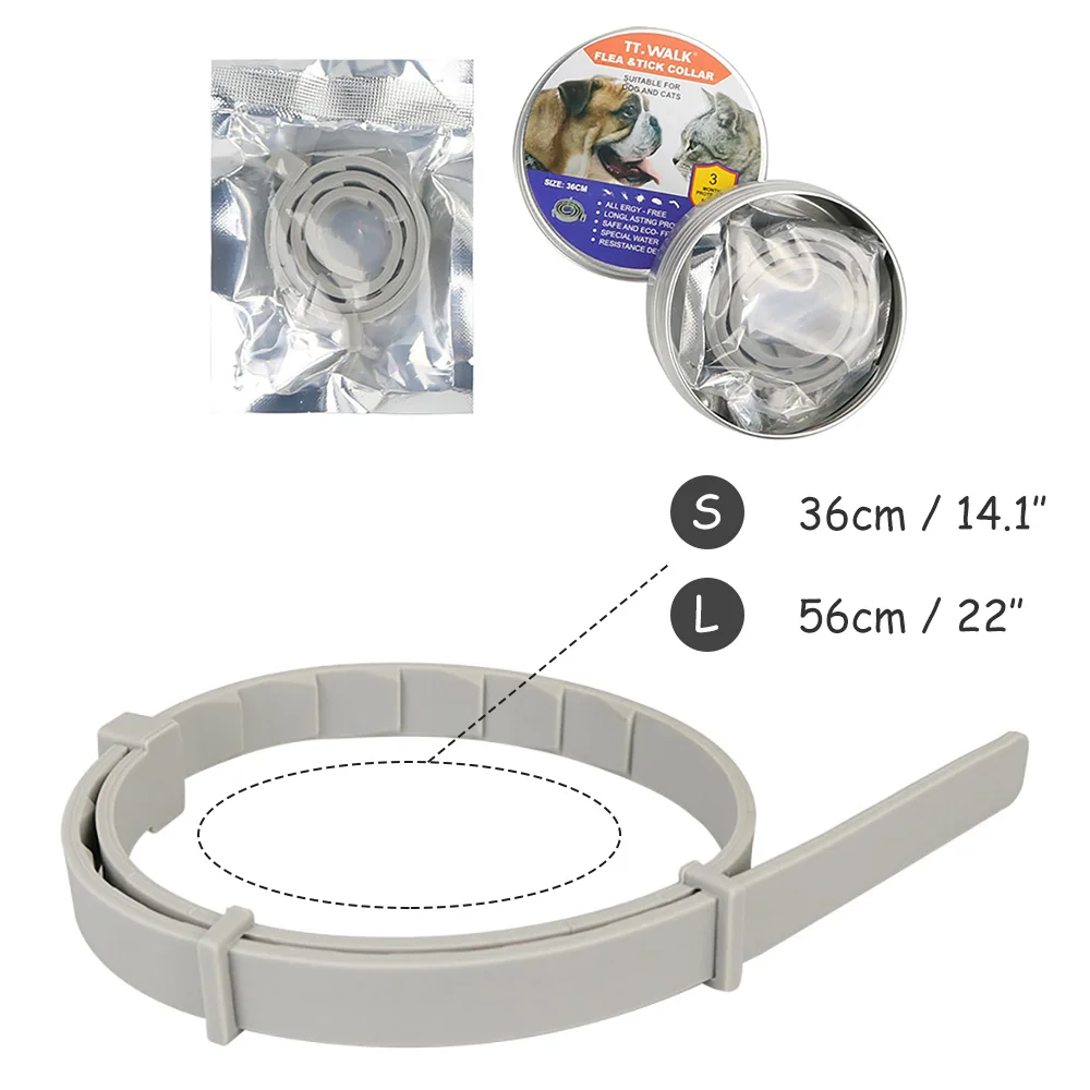 

1pc Universal For Cats And Dogs Mosquito Repellent Flea De-Mite And Insect-Repellent Pet Collar Mosquito Repellent Collar