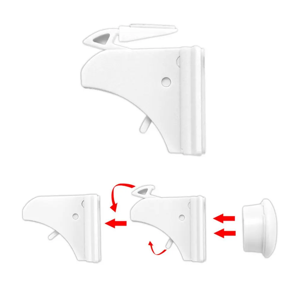 

Child Protection Magnetic Lock Magnetic Protection Child Safety Lock Drawer Lock Cabinet Door Stopper