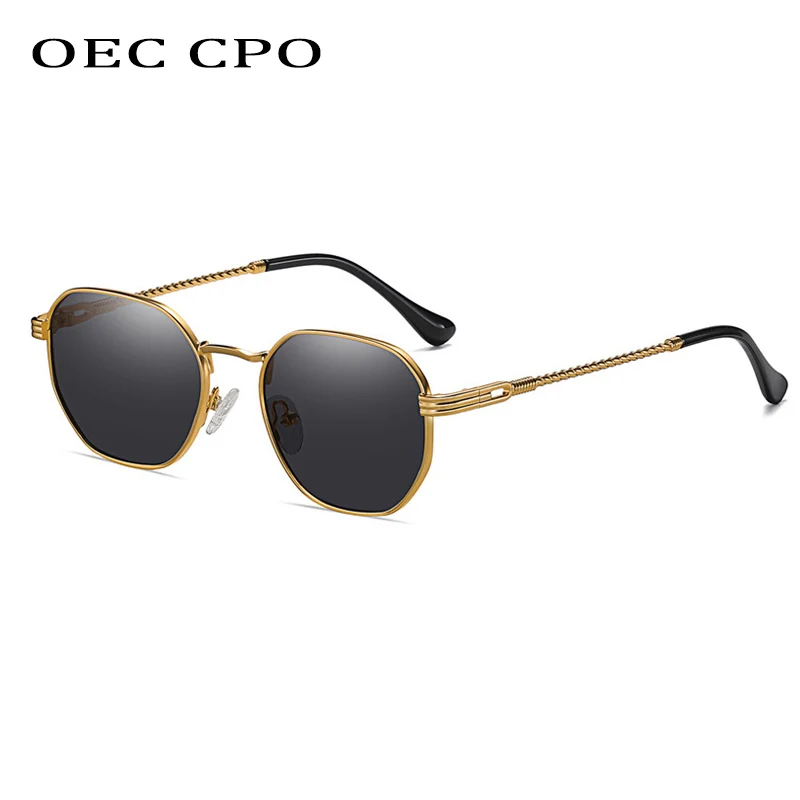 

OEC CPO Fashion Small Square Sunglasses Men Classic Vintage Punk Sun Glasses Women Brand Cool Party Eyeglasses Lady UV400 E688