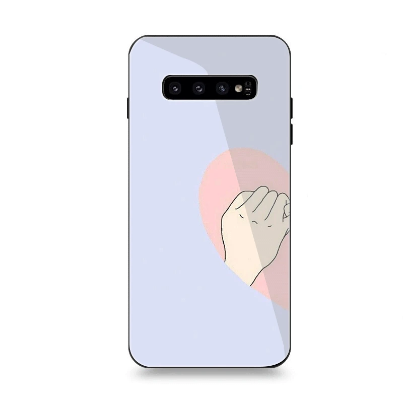Phone Case Glass For Samsung A10 A20 A30 A40 A50 A60 A70 S7 Edge S8 S9 S10 Plus Cover Friends | Мобильные телефоны и