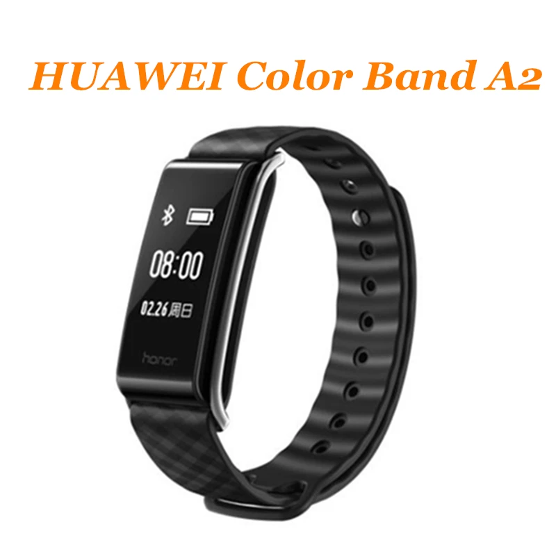 HUAWEI A2 Band Умный Браслет Huawei Honor Band 3, монитор сердечного ритма Honor 3, умный Браслет для плавания, водонепроницаемый фитнес-трекер - Цвет: HUAWEI A2 Band