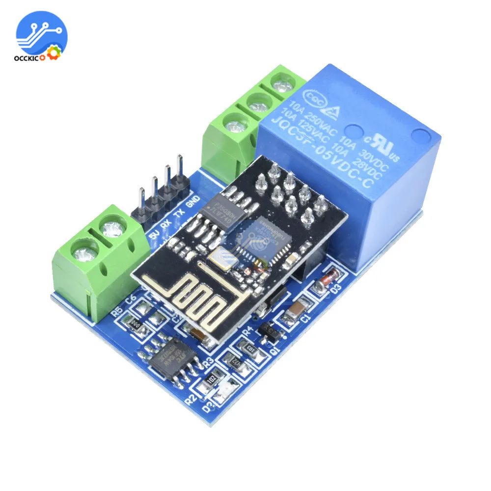 Модуль реле задержки переключения Wi Fi 5 в постоянного тока с ESP8266 стандартным