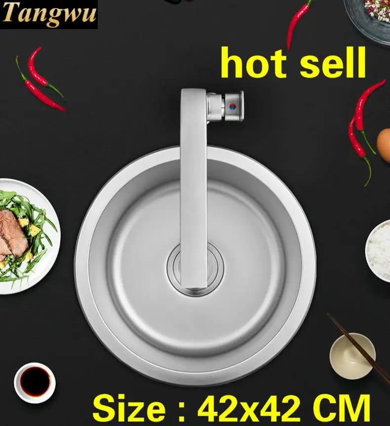 Бесплатная доставка бытовой балкон vogue кухня круговой бак раковина пищевая 304