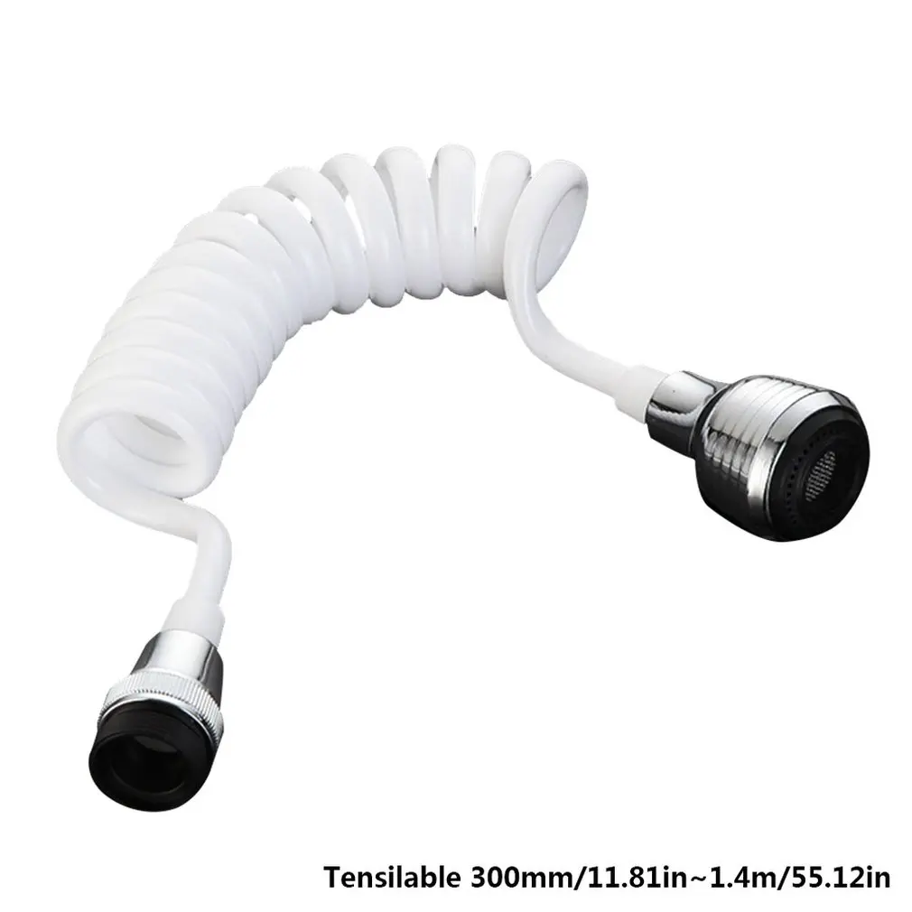 

A2744 Home Kitchen Faucet Extension Extender Long Hose Portable Retractable Foaming Shower Faucet Durable