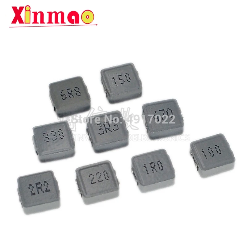 10 шт. SMD Мощность адаптера переменного тока 0520 1UH 2.2UH 3.3UH 4.7UH 6.8UH 10UH чип индуктор 5*5*2