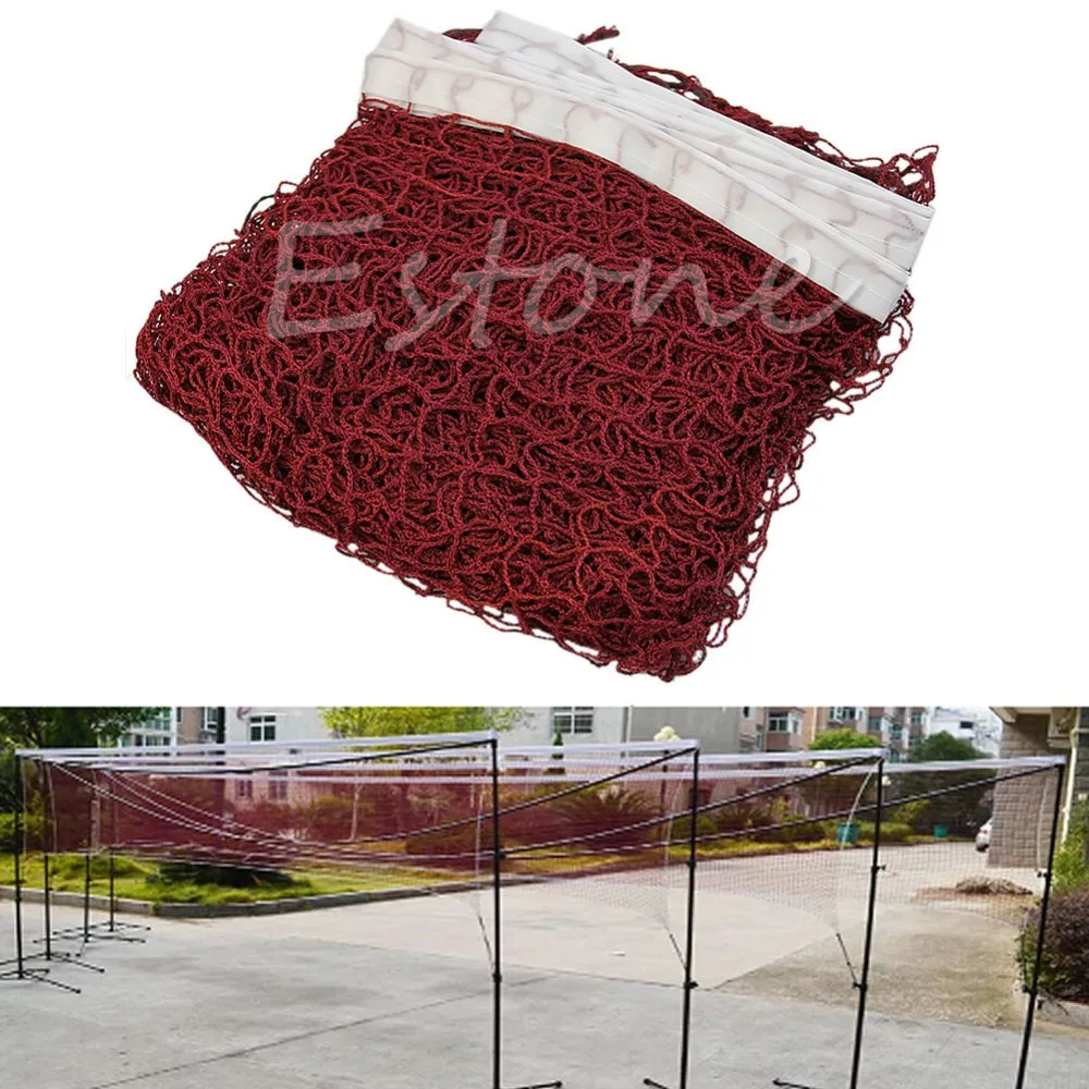 

1PC New 6.1m X 0.75m Professional Sport Training Standard Braided Badminton Net