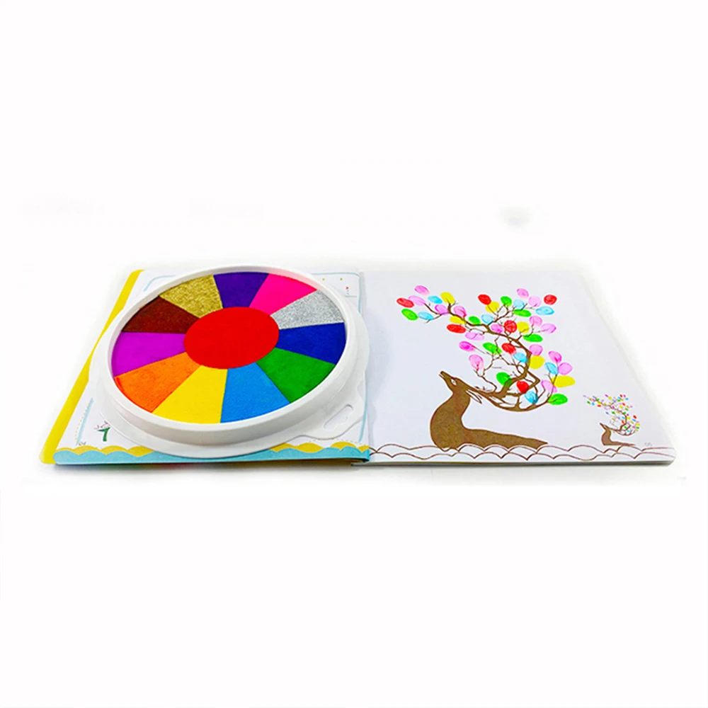 

Funny Finger Painting Kit Finger Drawing Toys Educational Tool Kit Mud Painting Kids Early Learning Toy DAG-ship