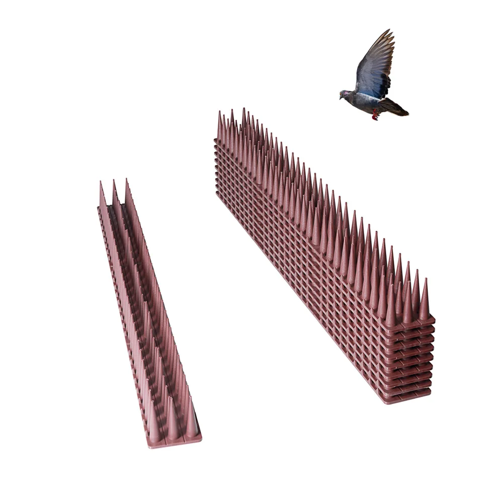 

2021New 6/12pcs Plastic Bird and Pigeon Spikes Anti Cat Anti Pigeon Spike for Get Rid of Pigeons and Scare Birds Pest Control