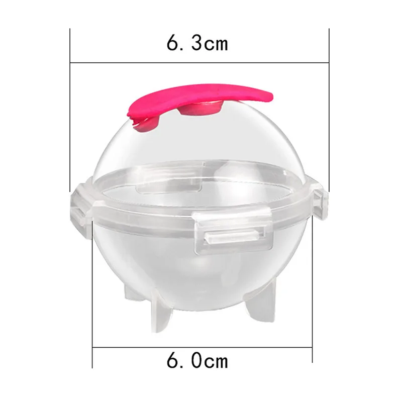 

New 5CM Round Ball Ice Cube Mold DIY Ice Cream Maker Plastic Ice Mould Whiskey Ice Tray for Bar Tool Kitchen Gadget Accessories