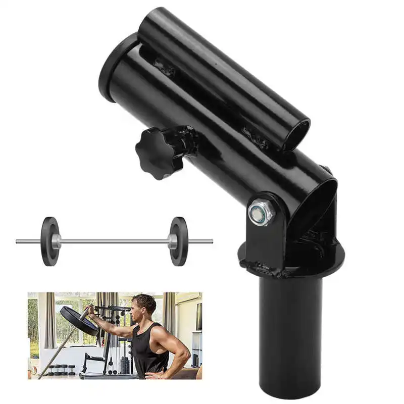 

T Bar Row Platform Barbell Plate Post Insert Landmine Attachment for Single Armed Tilted Boating Muscle Strengthen Core Training