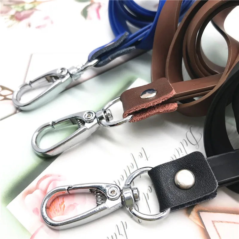 Простой однотонный шейный ремешок брелоки с подвеской на шею мобильный телефон