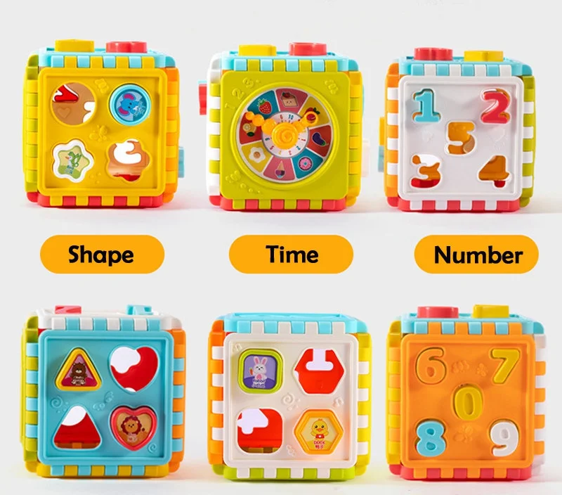 Детские игрушки-кубики форма для сортировки детей Детский сортировочный набор