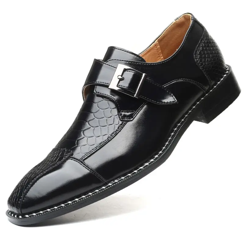 

Men PU Leather Fashion Shoes Low Heel Fringe Shoes Dress Shoes Brogue Shoes Spring Ankle Boots Vintage Classic Male Casual YK124