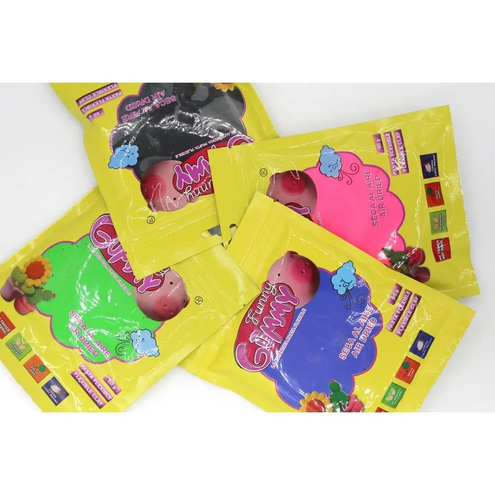 Смешной эластичный пластилин-паста теперь для рукоделия цвета 60 г игрушка сделай