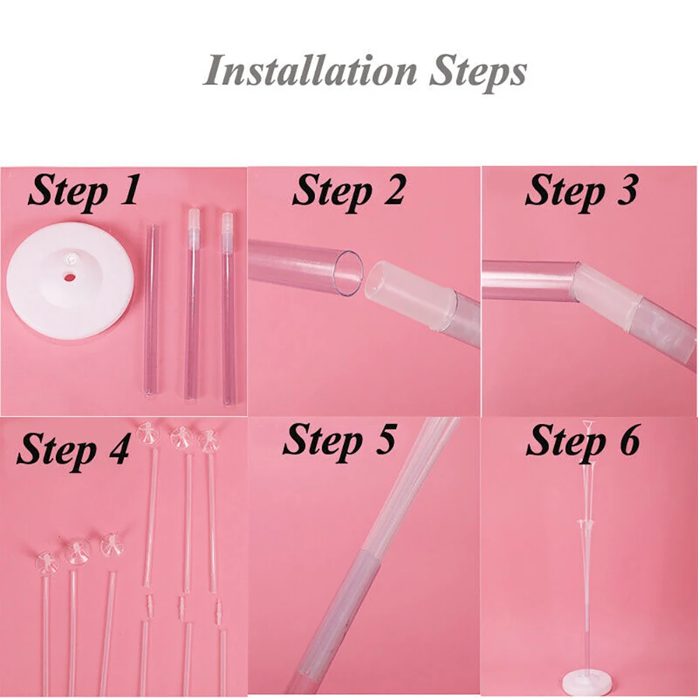 Подставка для воздушных шаров с 8 трубками украшение вечеринки в честь Дня