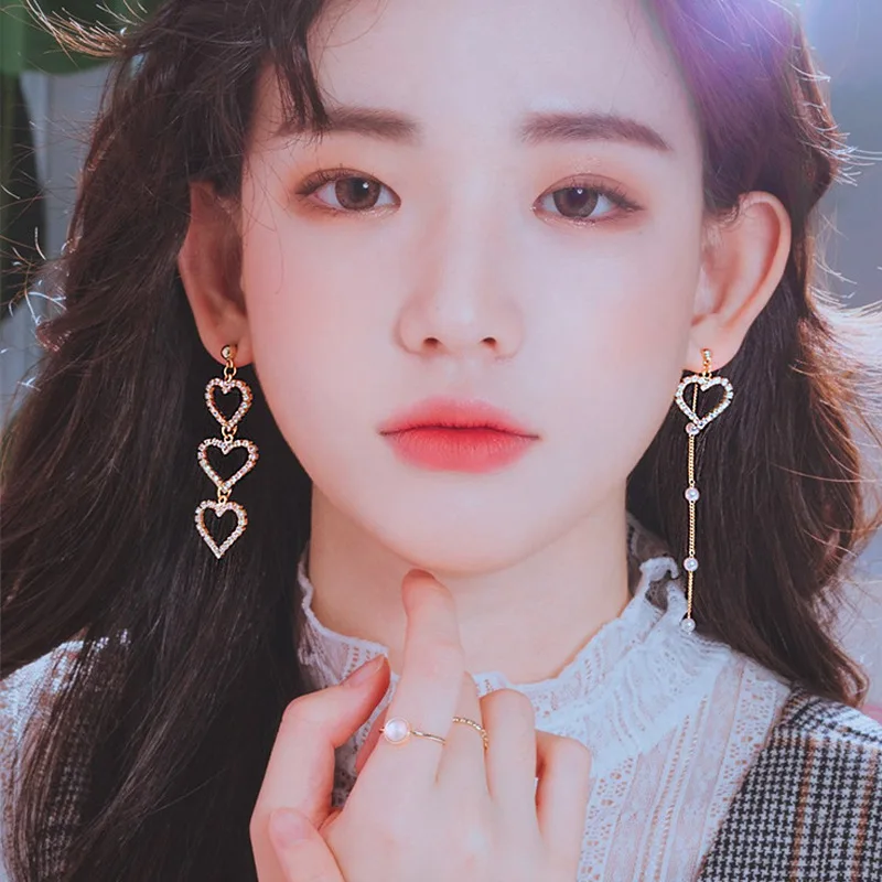 TJP простой клипса для ушей с противомоскитной катушкой в форме сердца серьги