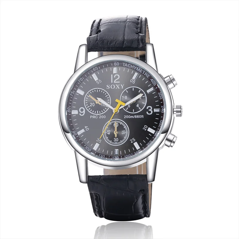 

New Brand SOXY watch Quartz Men Brife Watches Fashion Stylish Leather band Watch Elegant Wristwatch reloj hombre