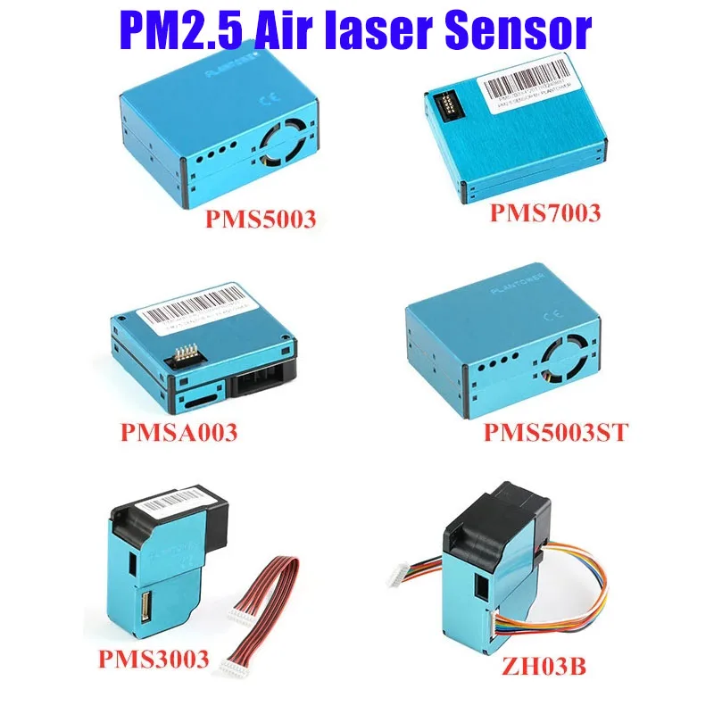 

PM2.5 Air Particle Dust laser Sensor PMS5003 PMS7003 PMS3003 PMSA003 ZH03B Sensor Module High precision laser pm2.5 sensor