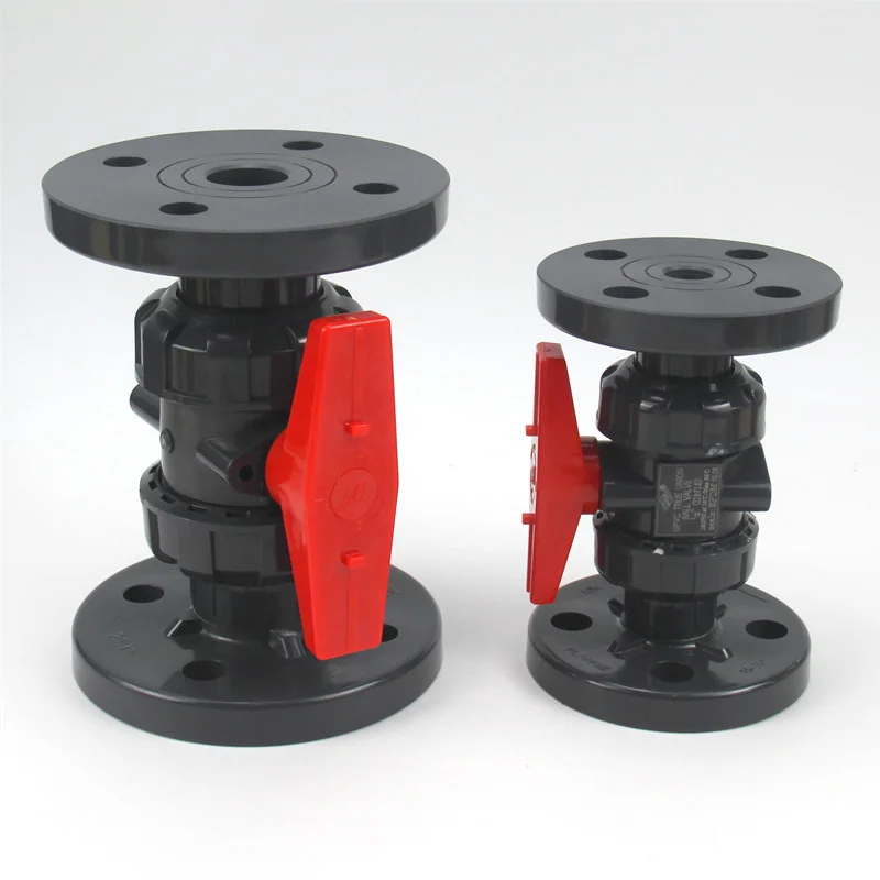 Шаровой клапан с фланцем из НПВХ промышленная очистка воды труба садовый