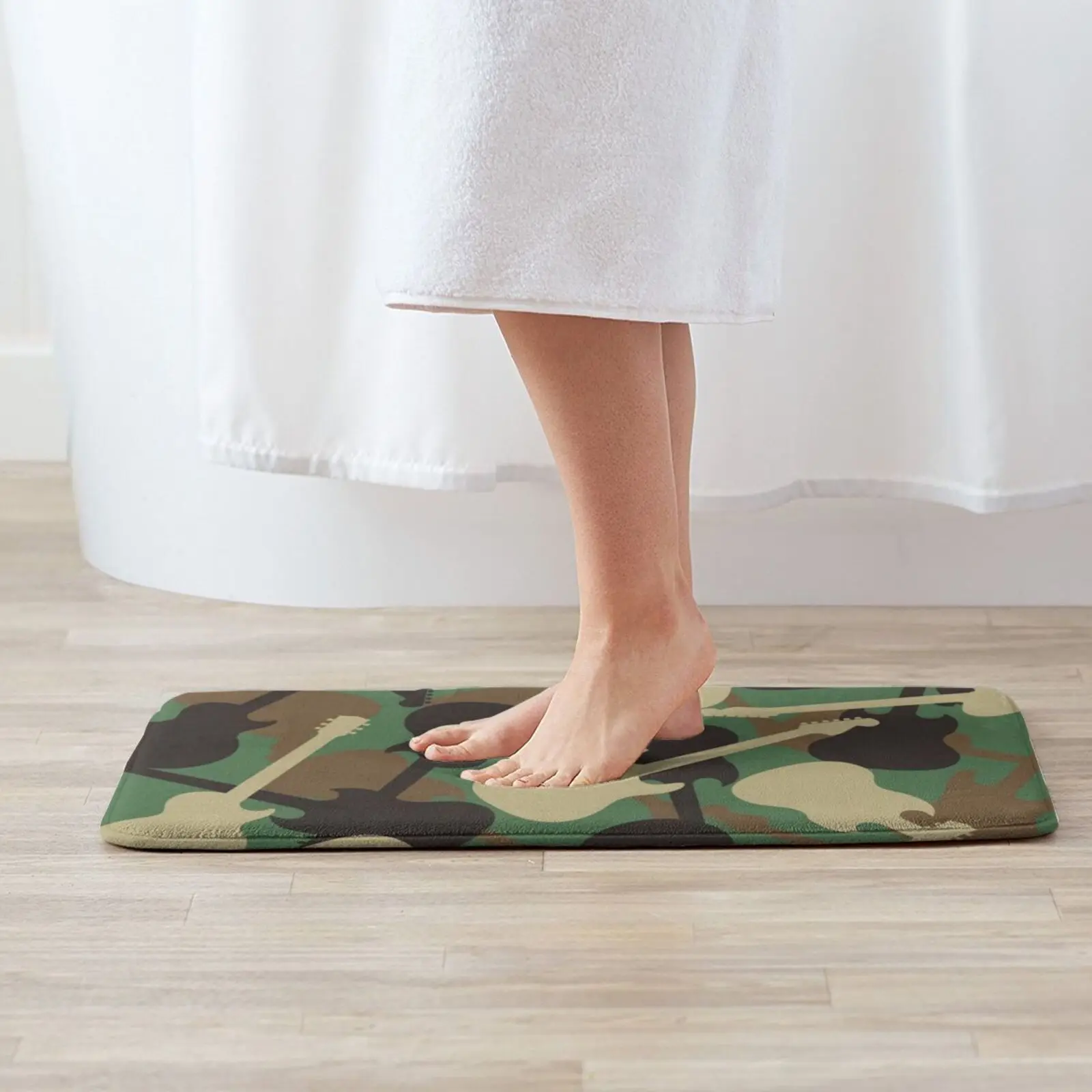 Камуфляжные 3D товары для гитары коврик ковер подставка ног музыкальная гитара