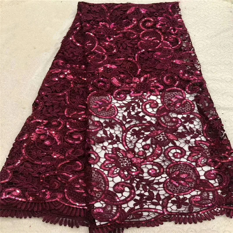 

NaXiu Sequins Lace Fabric High Quality French Nigerian Tulle Net Lace Fabric Embroidery Wedding Dress For African Lace