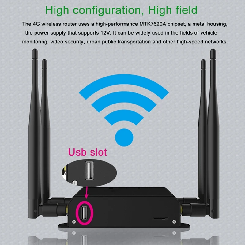Маршрутизатор WiFi 4G беспроводной маршрутизатор 300 Мбит/с для частотного диапазона