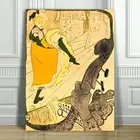 Талуза Лотрек-Джейн Аврил-холст художественный плакат-12x8 дюймов; Холст Плакаты картина печать на стену Декор