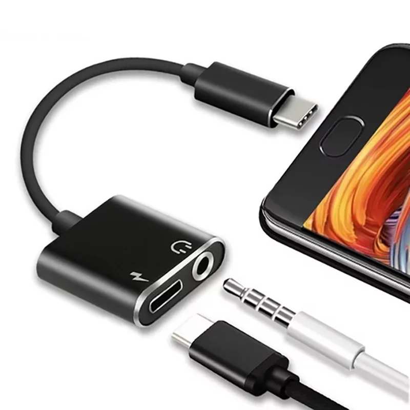 Usb type C штекер 3,5 мм кабель переходника для наушников AUX аудио для Xiaomi Mi 6 huawei P20 mate 20 Pro type-C адаптер быстрой зарядки