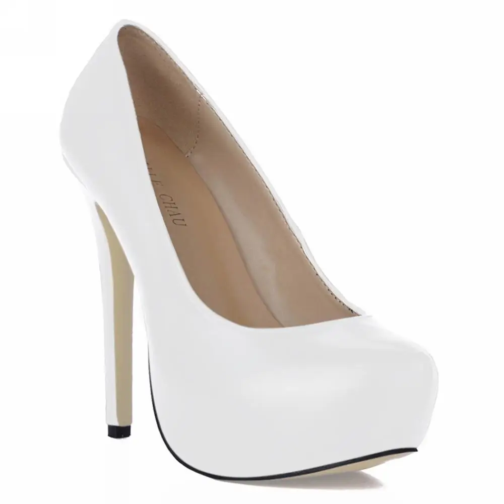 Пикантные вечерние женские офисные круглый носок на каблуке шпильке туфли