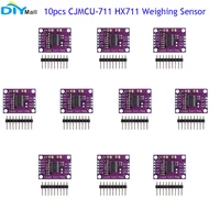 10pcs hx711 weighing sensor high precision electronic 24 bit ad conversion adapter load cell amplifier board cjmcu 711