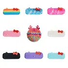 Чехол для карандашей Popedits, Простой сенсорный силиконовый пузырчатый пузырь, канцелярские принадлежности, сумка для хранения, рюкзак для детей, новинка 2021