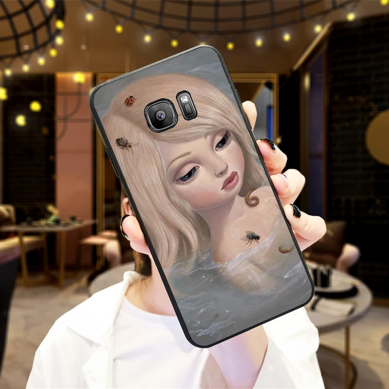 Butterfly and girl Case For Samsung A10 A20 A30 A40 A50 A60 Cover A3 A5 6 2018 A8 A6 Plus MJ M40 Coque Funda | Мобильные телефоны и