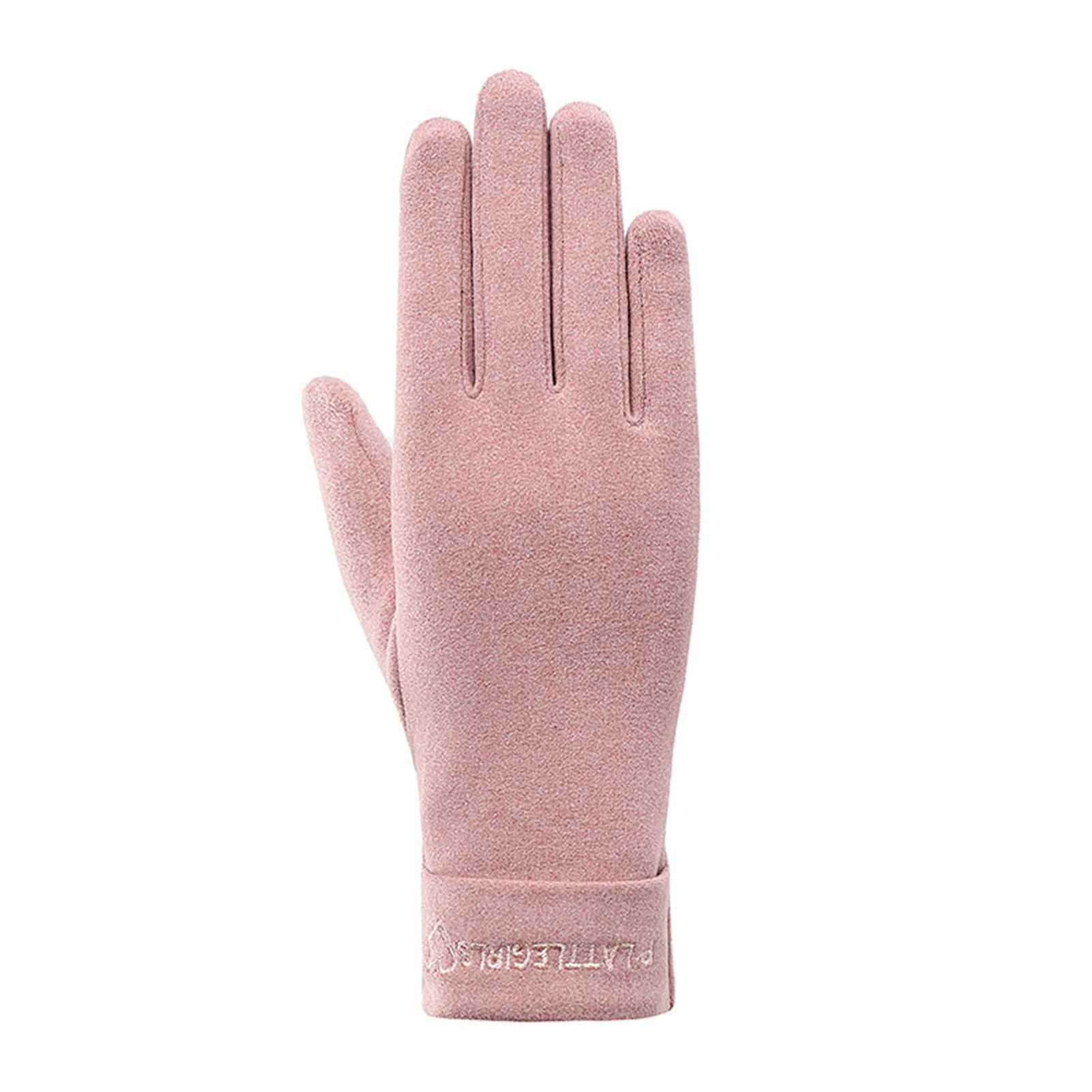

Fashion Winter Women Gloves Windproof Waterproof Internal Plush Warm Lady Mittens Touch Screen Skin-friendly Soft Female Gloves